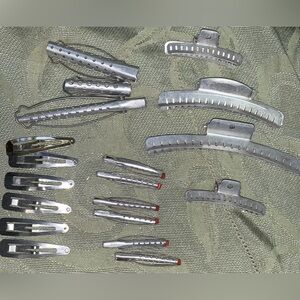 Vintage Metal‎ Hair Clips, Rollers & Barrettes ~ HI-HOLD, Tip-Top, Goody (19)